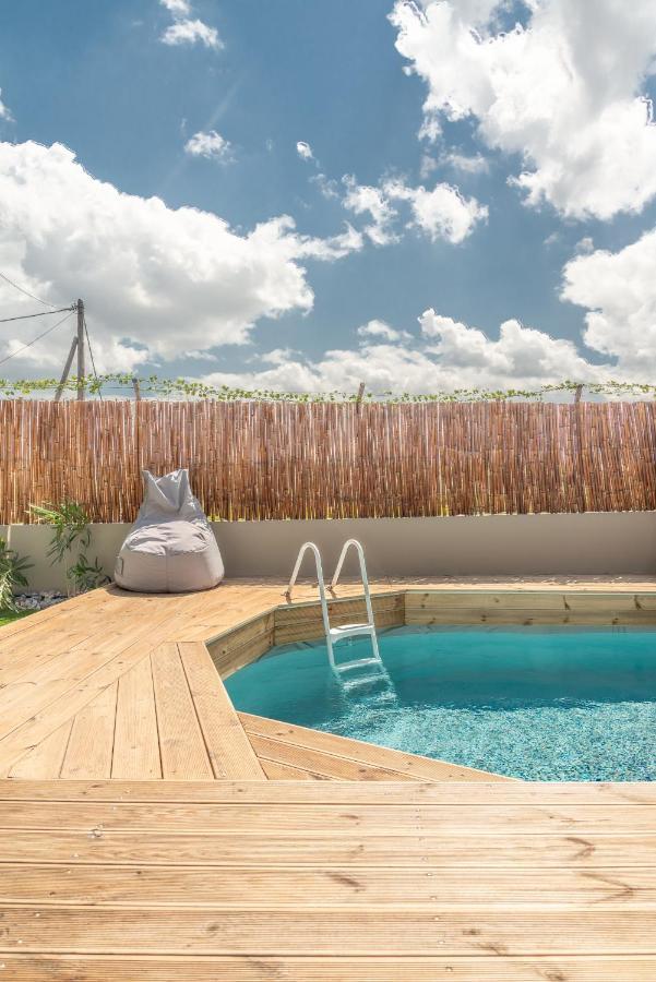 Cozy House With Pool Near Beach Gazi Exterior foto